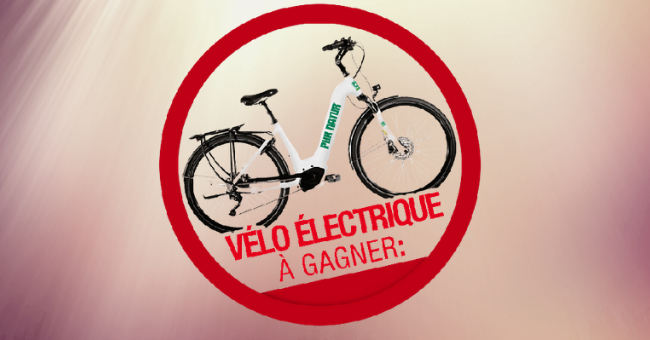 Jeu concours, vélo électrique à gagner.